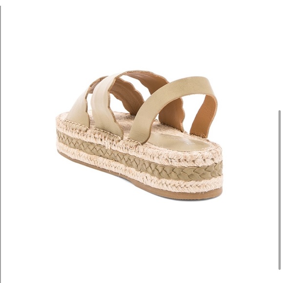 Zimmermann Olive Scallop Espadrille Sandal - Picture 3 of 8